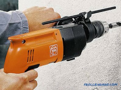 How to drill a concrete wall with a perforator, drill