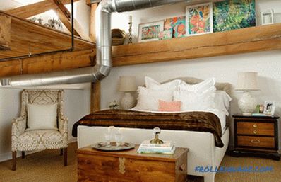 Loft-style bedroom - 52 interior examples