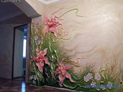 Decorative plaster walls do it yourself + photo, video