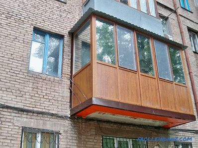 Repair the balcony with their own hands - in the panel house, in the Khrushchev + photo
