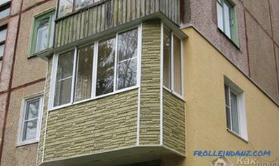 Repair the balcony with their own hands - in the panel house, in the Khrushchev + photo