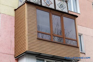 Repair the balcony with their own hands - in the panel house, in the Khrushchev + photo