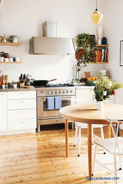 Scandinavian style kitchen - how to create an interior design, 70 photo ideas