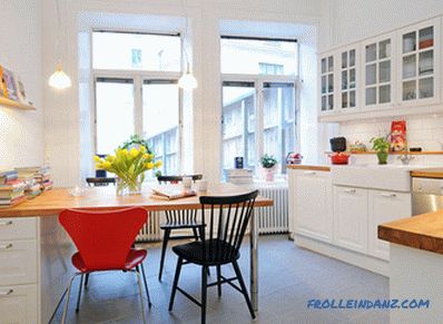 Scandinavian style kitchen - how to create an interior design, 70 photo ideas