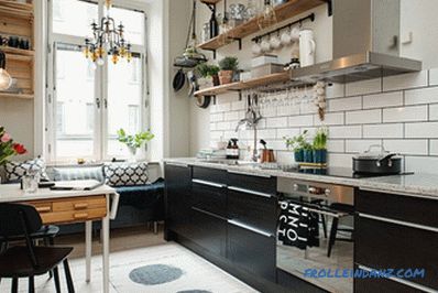 Scandinavian style kitchen - how to create an interior design, 70 photo ideas