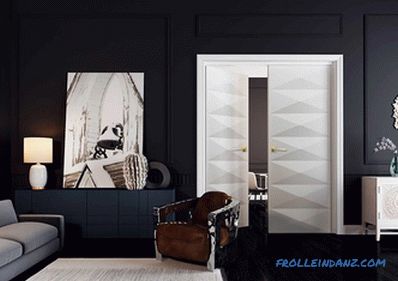 Interior doors in the interior - the rules of selection and photo design ideas