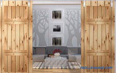 Interior doors in the interior - the rules of selection and photo design ideas
