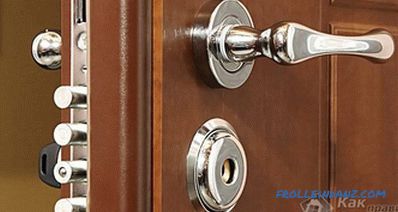 How to replace the larva lock the front door with their own hands