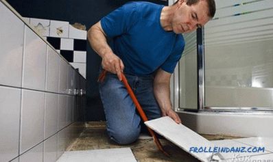 How to make a bathroom floor with their own hands