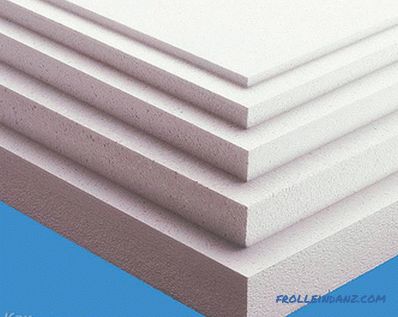 Facade insulation with foam