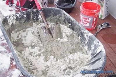 How to make concrete - concrete with their own hands