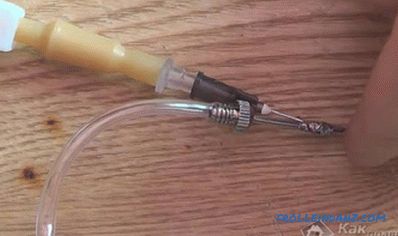 Gas torch for the soldering the hands
