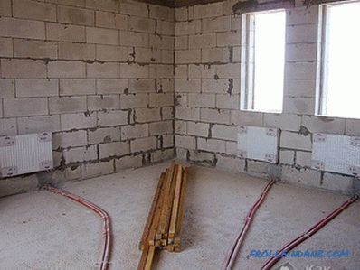 How to hide heating pipes - masking heating pipes (+ photos)