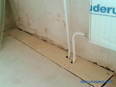 How to hide heating pipes - masking heating pipes (+ photos)