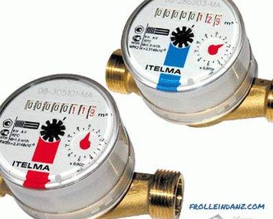 How to choose a water meter for an apartment (water meter)