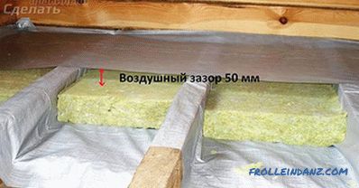 How to lay a vapor barrier on the floor, walls, ceiling + photos, schemes
