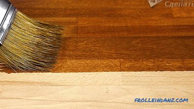 How to paint a wooden floor in the house at the cottage