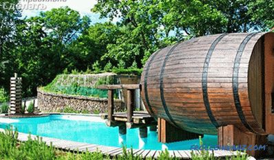 Bath barrel with your own hands - how to make + drawings, diagrams, photos