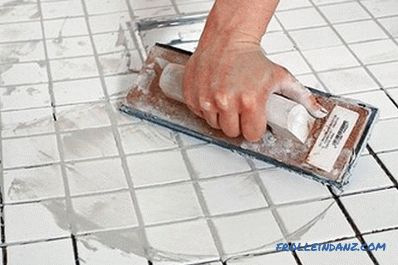 Grouting tiles in the bathroom do it yourself: step-by-step instructions