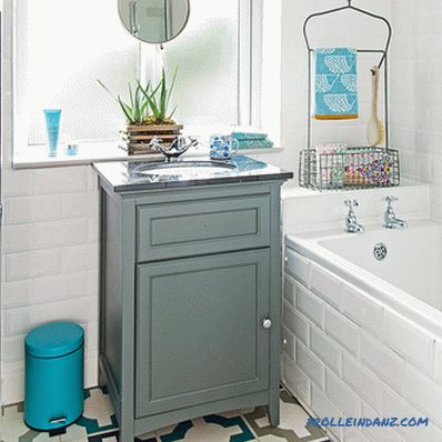 Design of a small bathroom - recommendations and ideas with photos