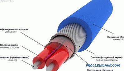 How to choose a cable for heating pipes