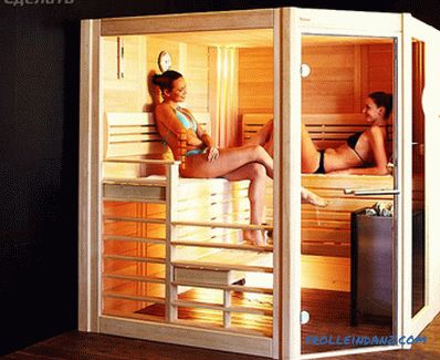 Sauna in the apartment with their own hands