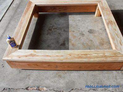 How to make a sandbox for children in the country or at home + Photo
