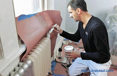 How to paint the heating battery - paint the battery