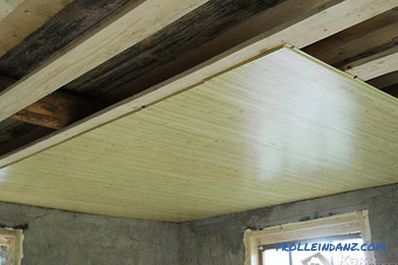 How to make a suspended ceiling in the bathroom