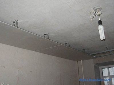 Two-level ceiling with drywall do-it-yourself + photo