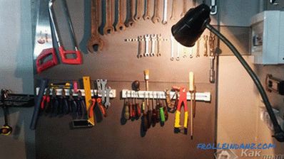 Arranging a garage with your own hands - how to equip a garage (+ photos)