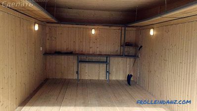 Wooden garage do it yourself - how to make + schemes, photo