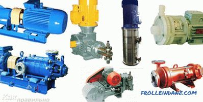 How to choose water pumps - choice of water pumps