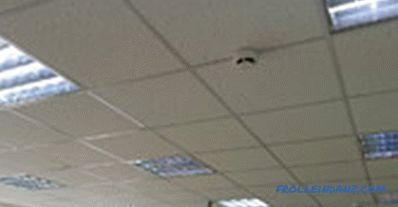 Types and types of suspended ceilings on the design and material production