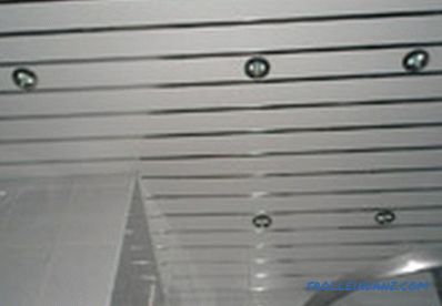 Types and types of suspended ceilings on the design and material production