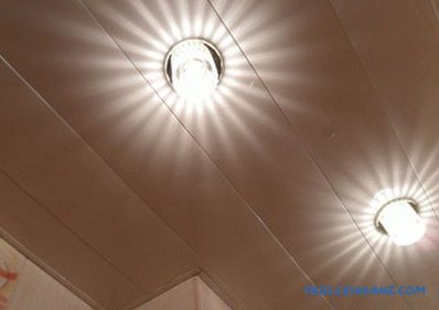 Types and types of suspended ceilings on the design and material production