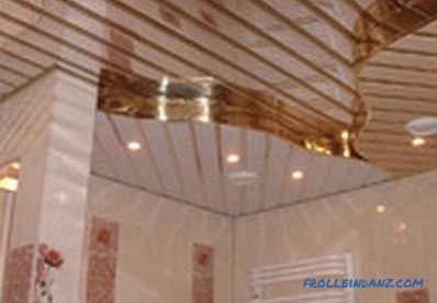 Types and types of suspended ceilings on the design and material production