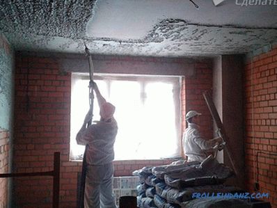 Plaster ceiling do it yourself - how to plaster the ceiling + photo