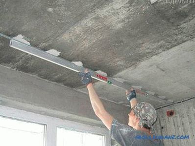 Plaster ceiling do it yourself - how to plaster the ceiling + photo