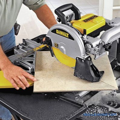 How to choose a tile cutter - the features of tile cutters