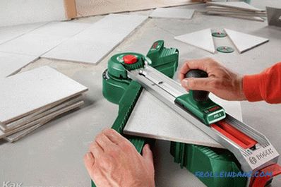 How to choose a tile cutter - the features of tile cutters