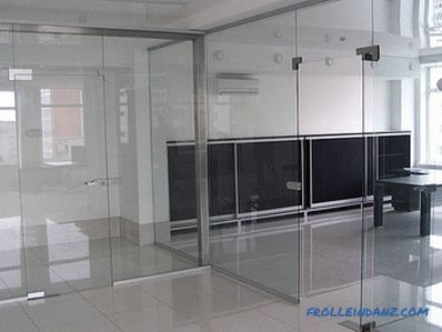 Glass partitions in the apartment - apartment interior (+ photos)