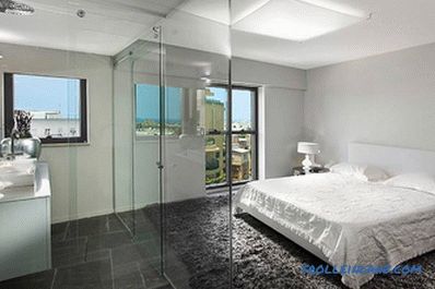 Glass partitions in the apartment - apartment interior (+ photos)