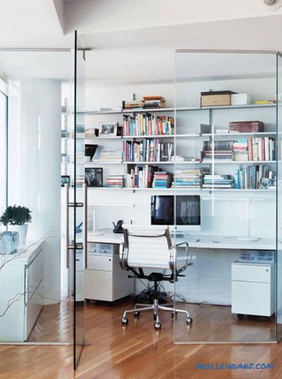 Glass partitions in the apartment - apartment interior (+ photos)