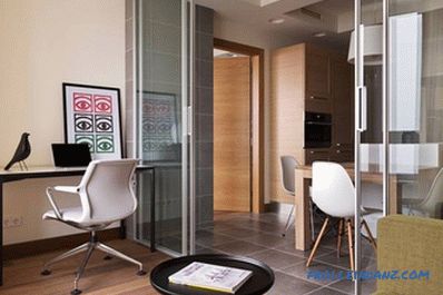 Glass partitions in the apartment - apartment interior (+ photos)