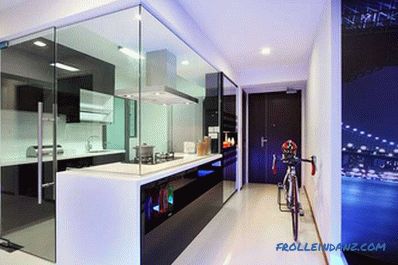 Glass partitions in the apartment - apartment interior (+ photos)