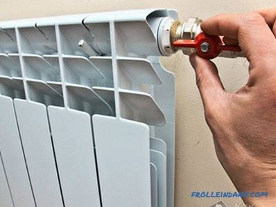 How to install a bimetallic radiator - installation of bimetallic radiators + photo