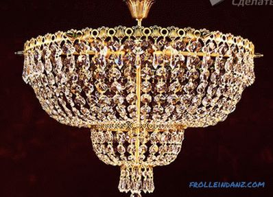 How to wash the crystal chandelier without removing