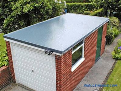How to make a roof garage