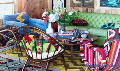 Boho style in the interior - the rules of creation and 45 photos of the ideas of the embodiment